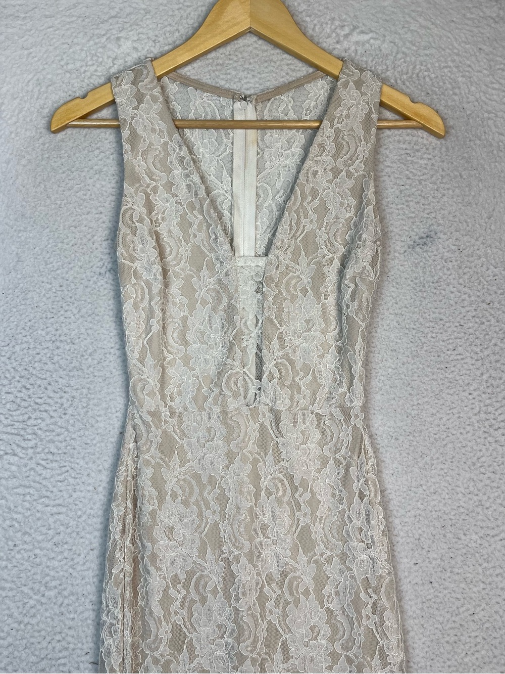 Windsor white lace maxi dress